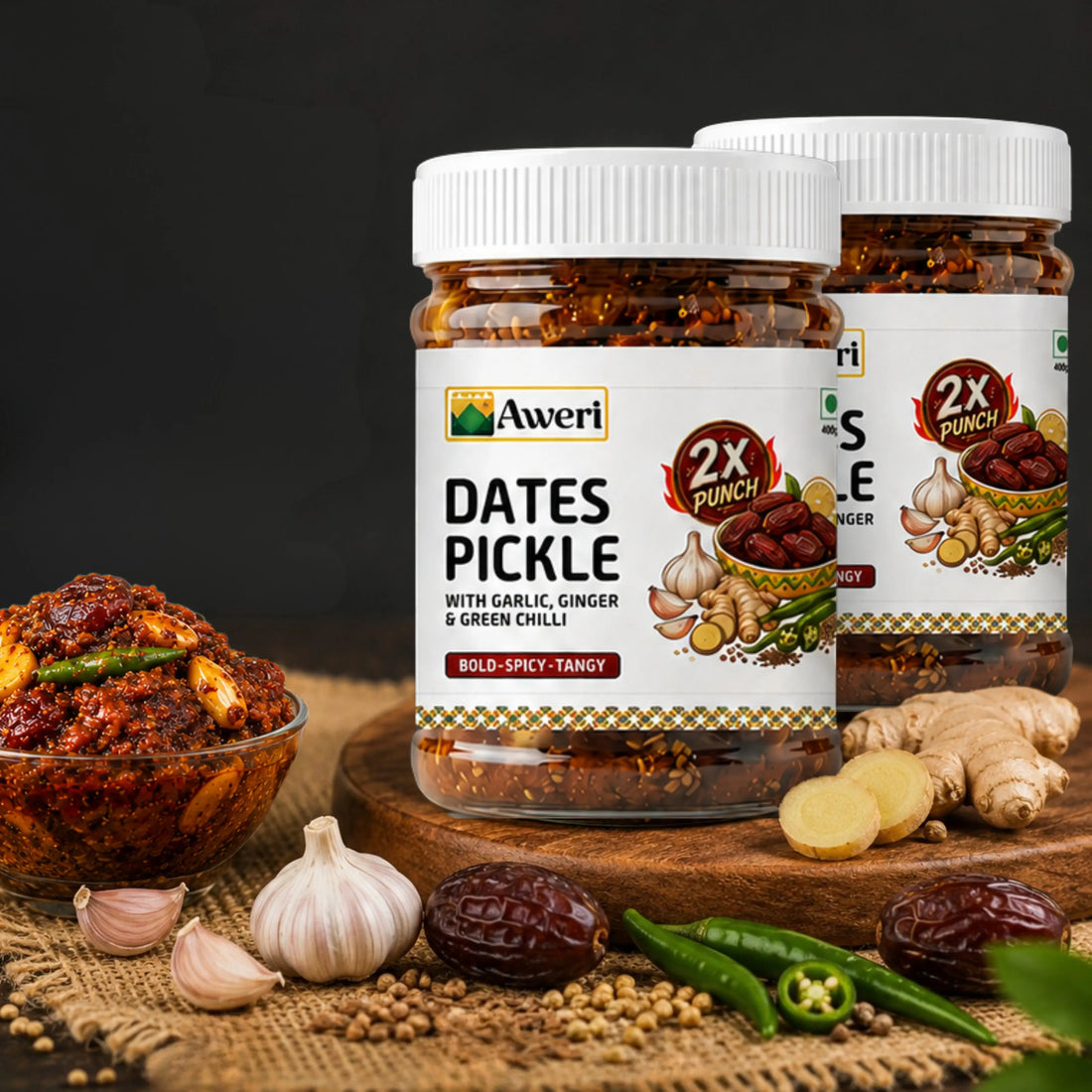 Dates Pickle 2X Punch