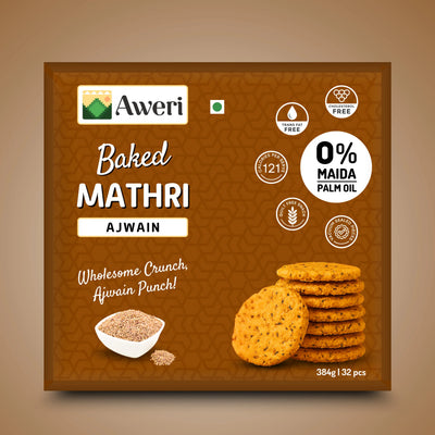 Baked Ajwain Mathri