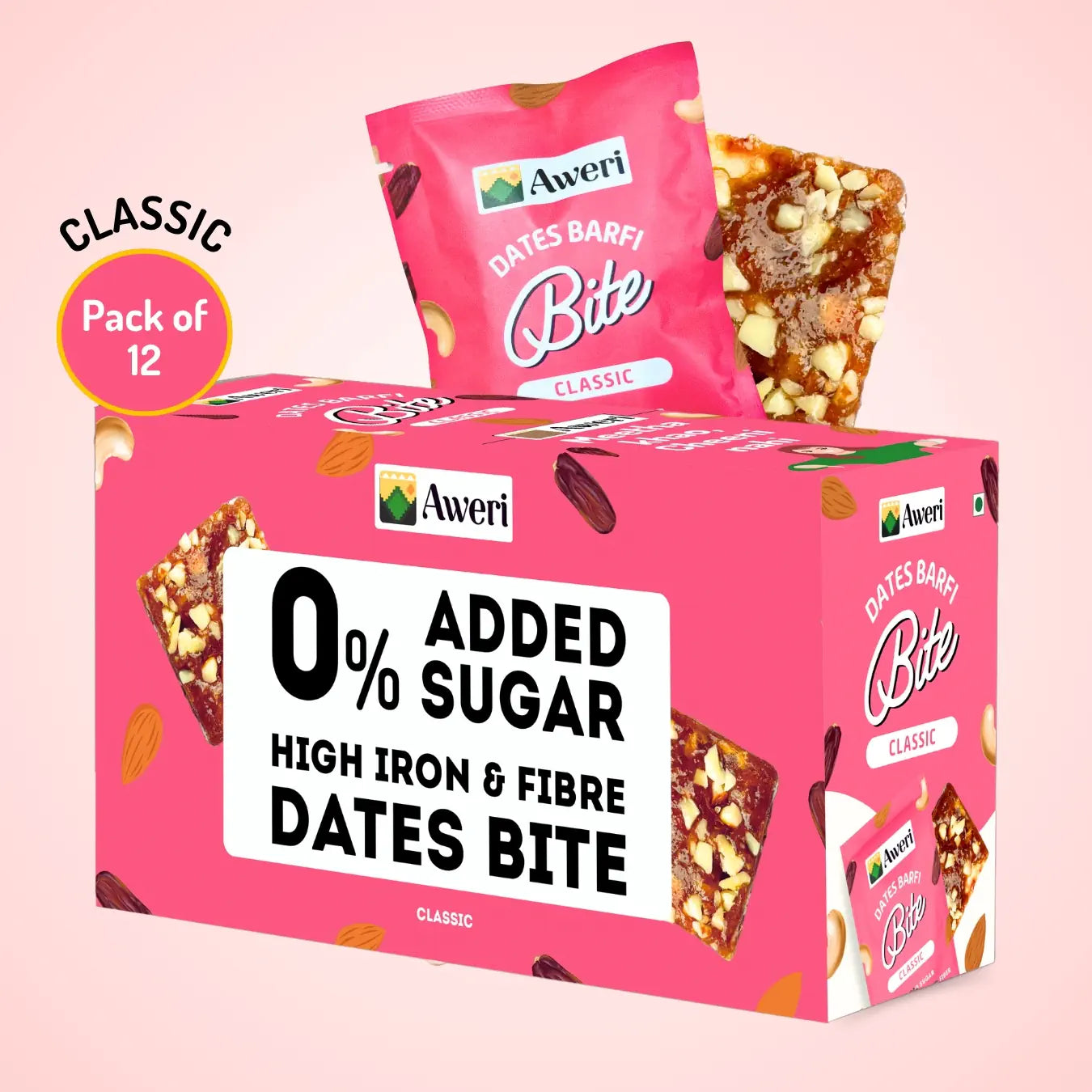 Dates Barfi Bite - Classic