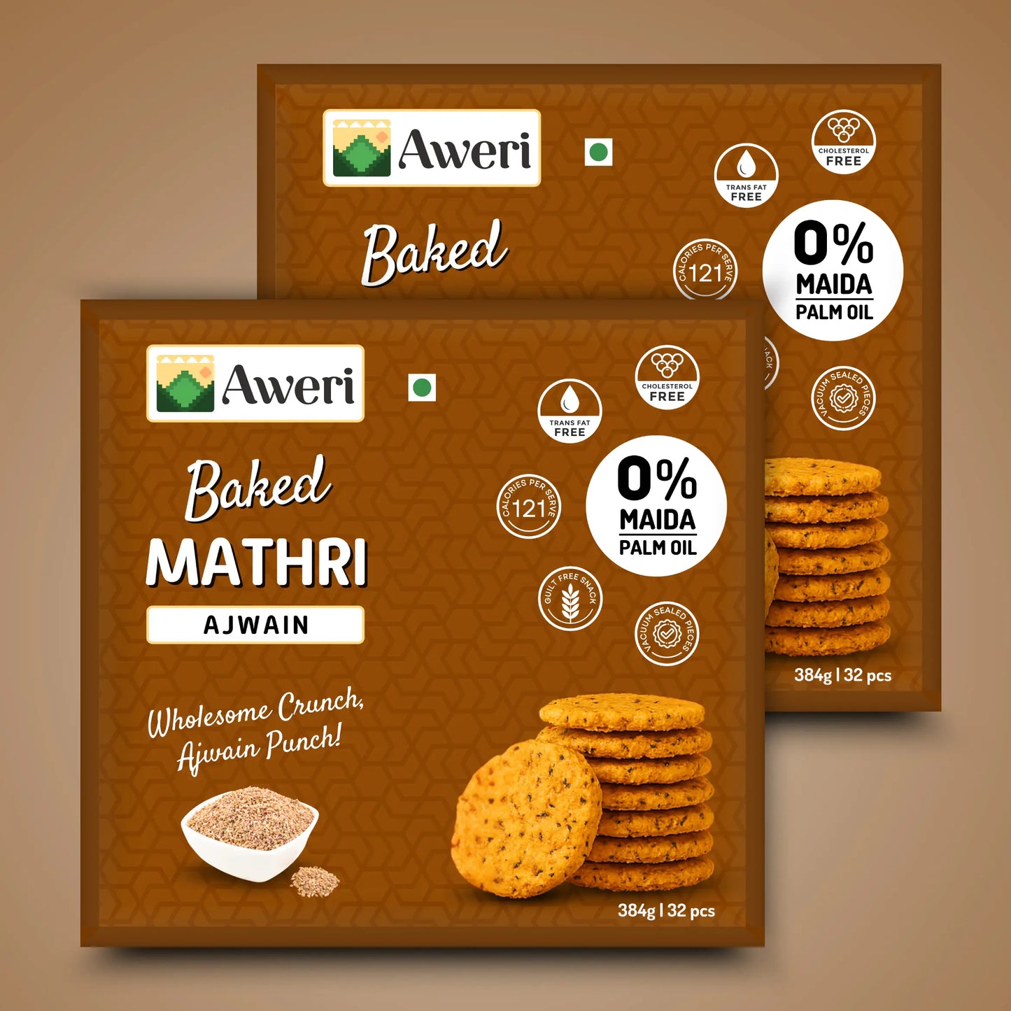 Baked Ajwain Mathri