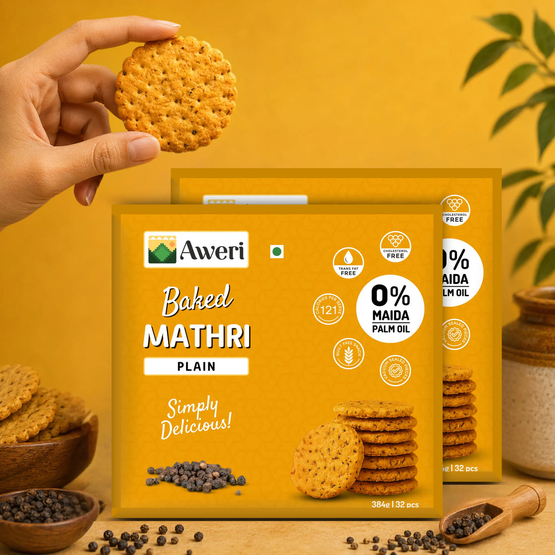 Baked Plain Mathri