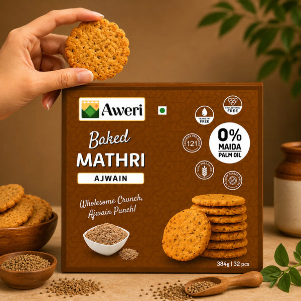 Baked Ajwain Mathri
