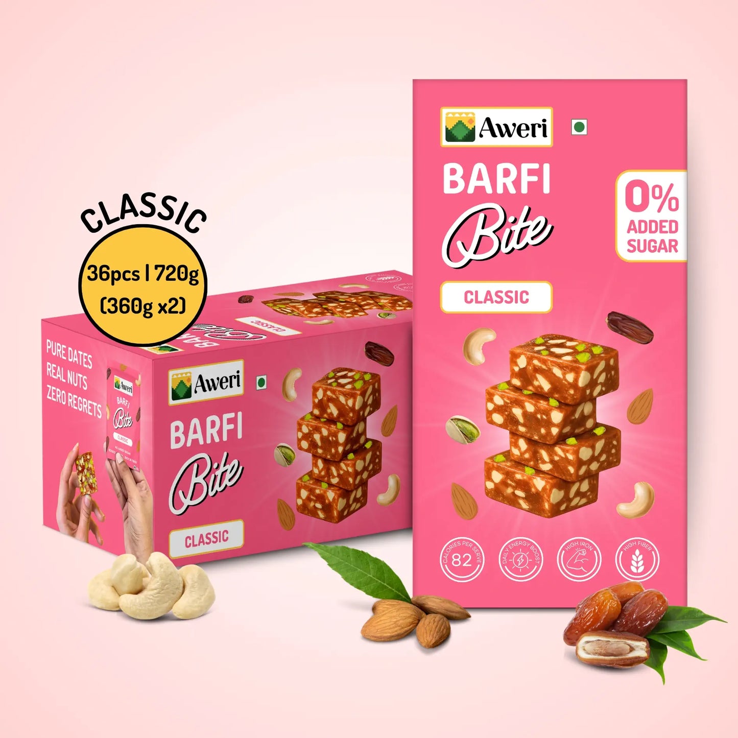 Dates Barfi Bite - Classic