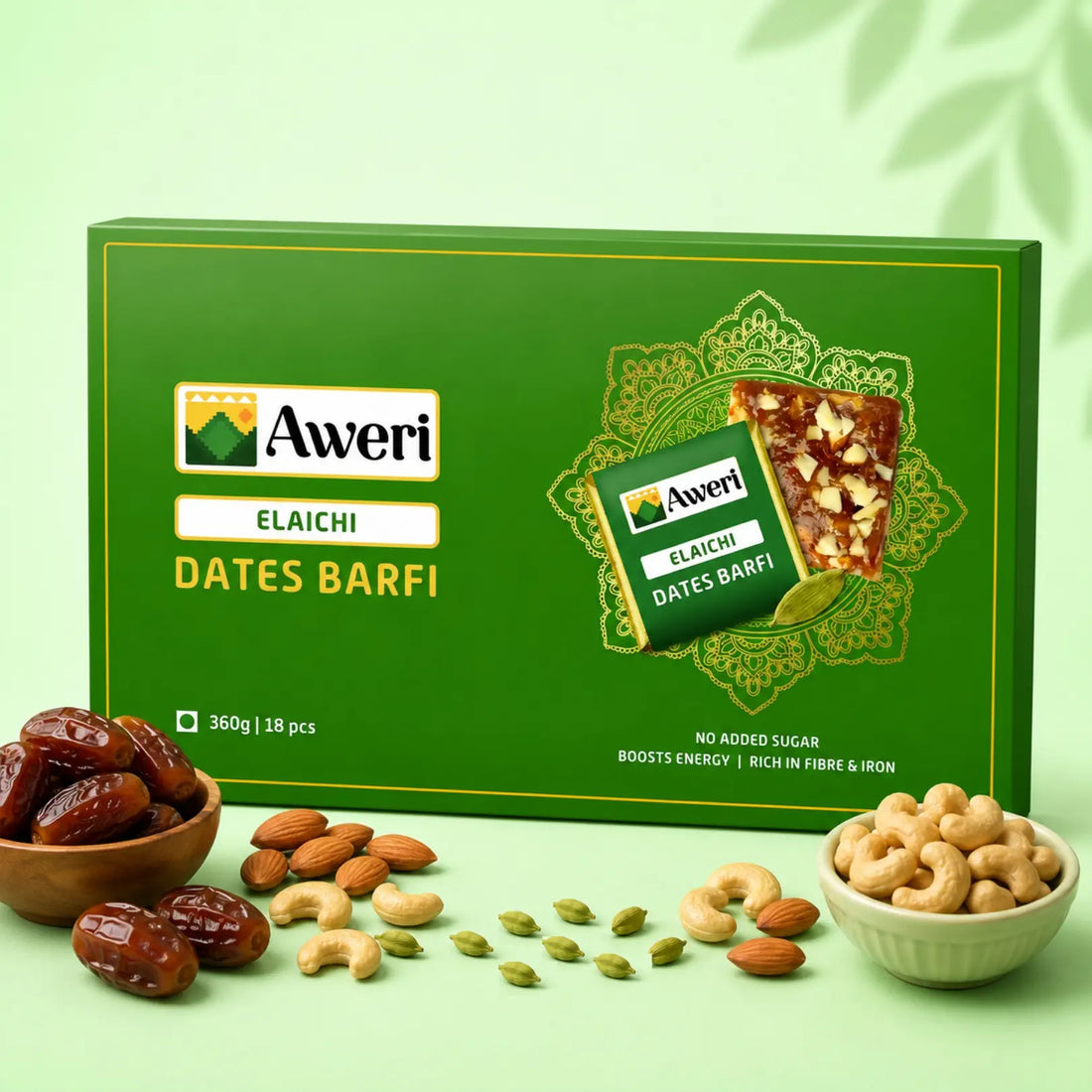 Elaichi Dates Barfi