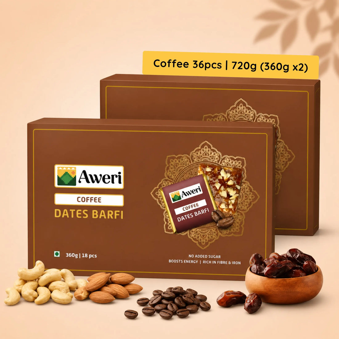 Coffee Dates Barfi
