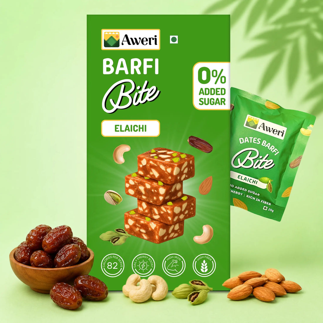 Elaichi Dates Bites