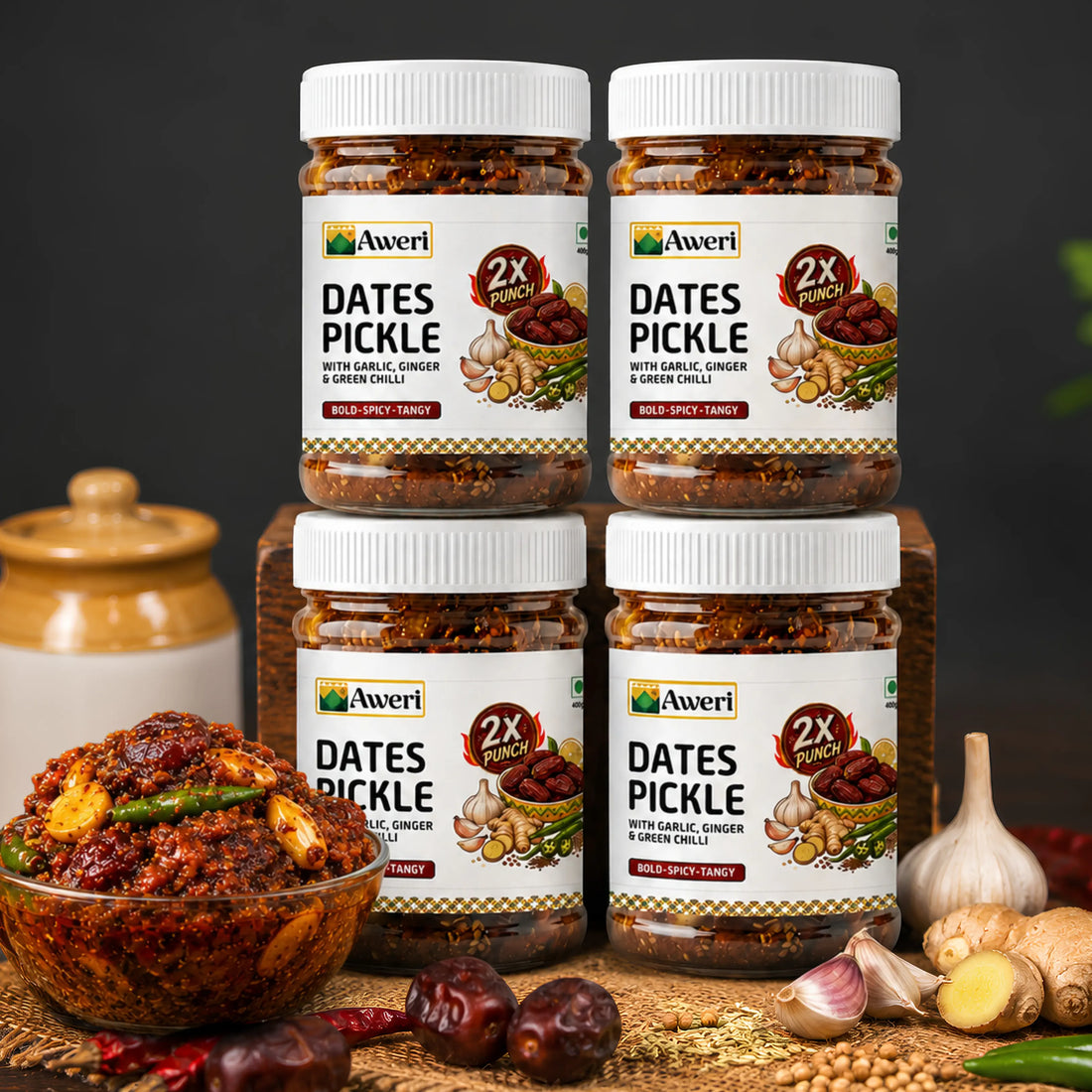 Dates Pickle 2X Punch