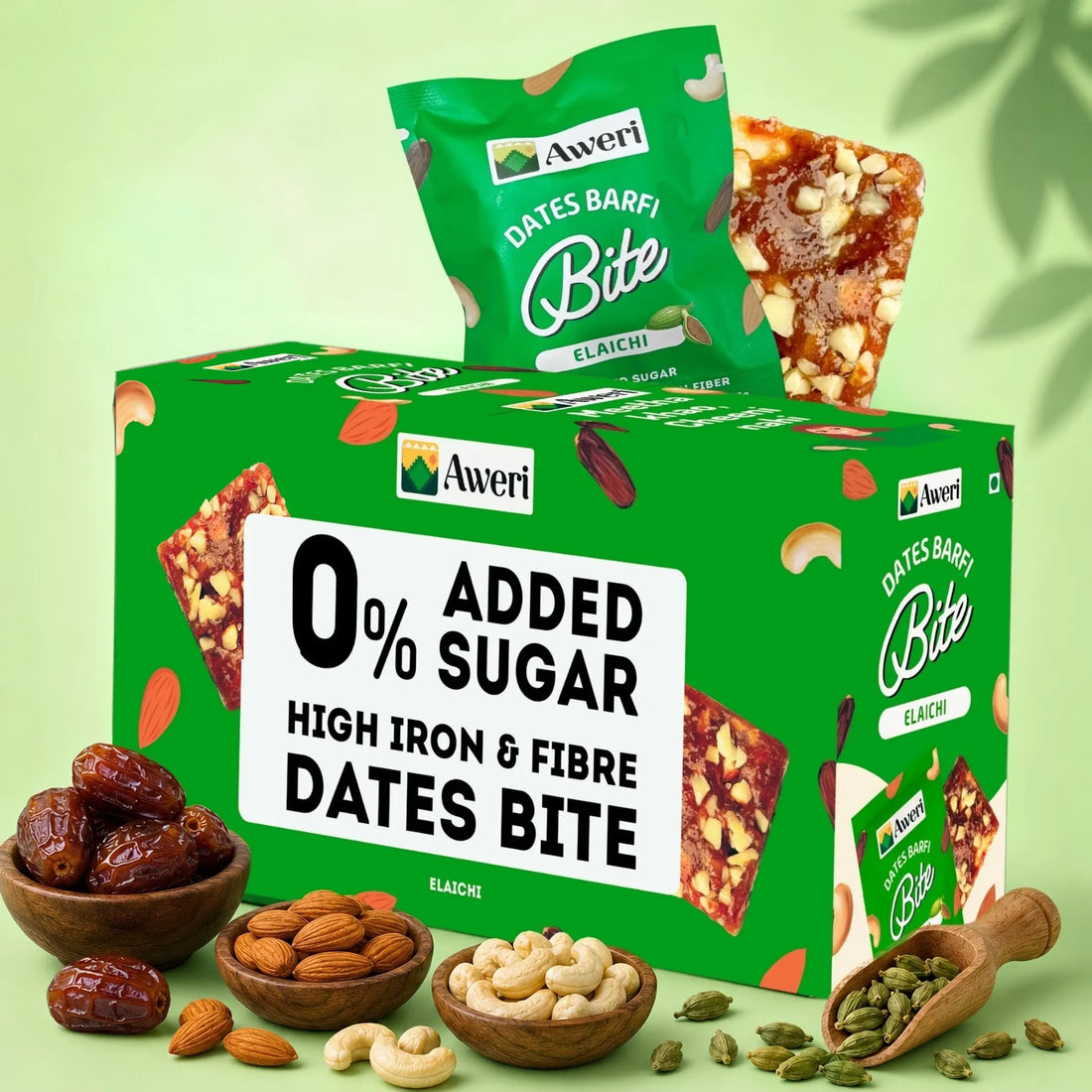 Elaichi Dates Bites