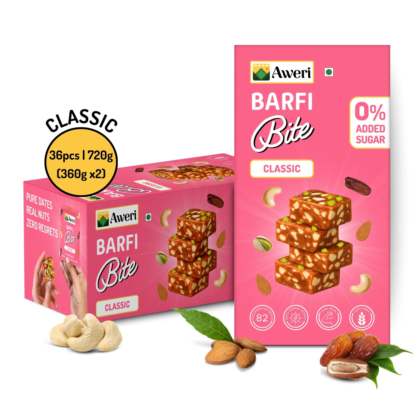 Dates Barfi Bite - Classic