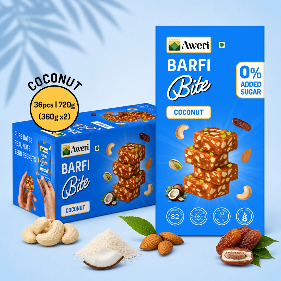 Coconut Dates Bites