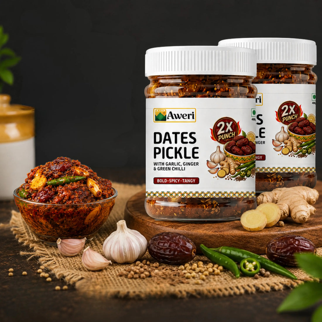 Dates Pickle 2X Punch