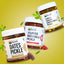 Dates, Garlic-Ginger-Green Chilli, Stuffed Red Chilli Pickle Combo