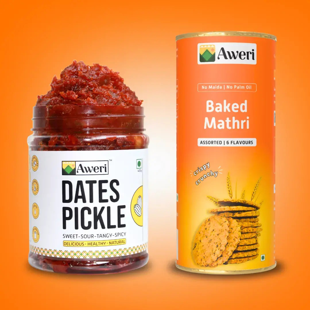 Dates Pickle - Assorted Baked Mathri Snacking Combo – Aweri