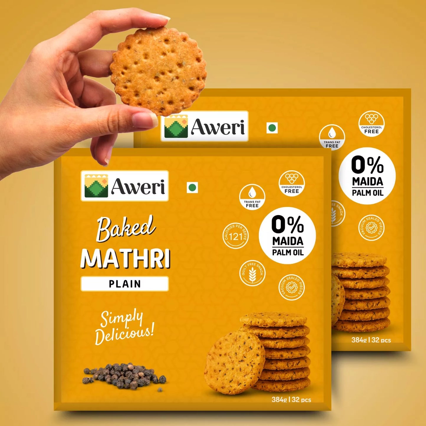 Baked Plain Mathri