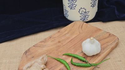 Garlic Ginger Green Chilli Pickle